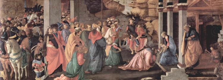 Madonna and Child in Glory with Cherubim (mk36), Sandro Botticelli